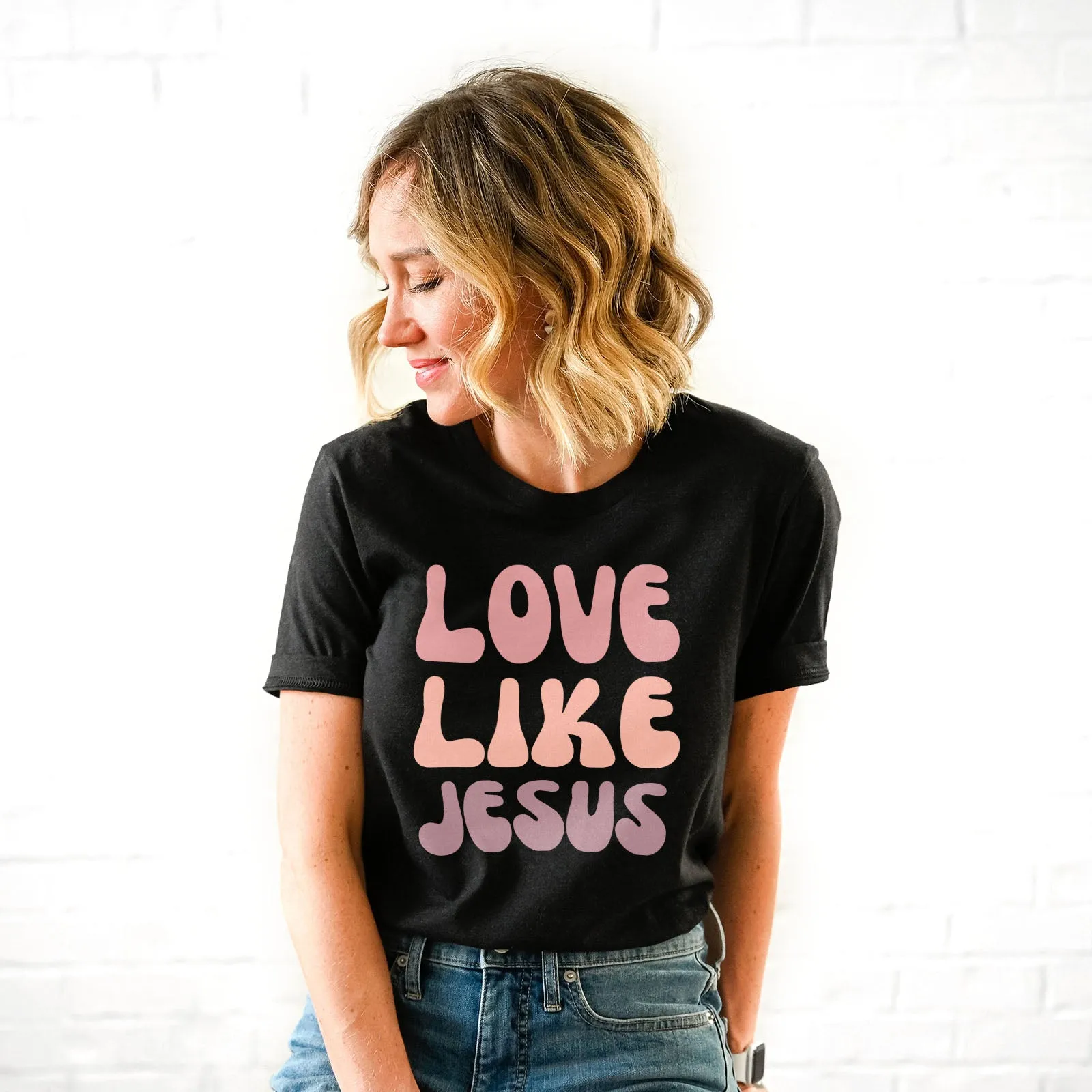 Love Like Jesus Groovy Tee