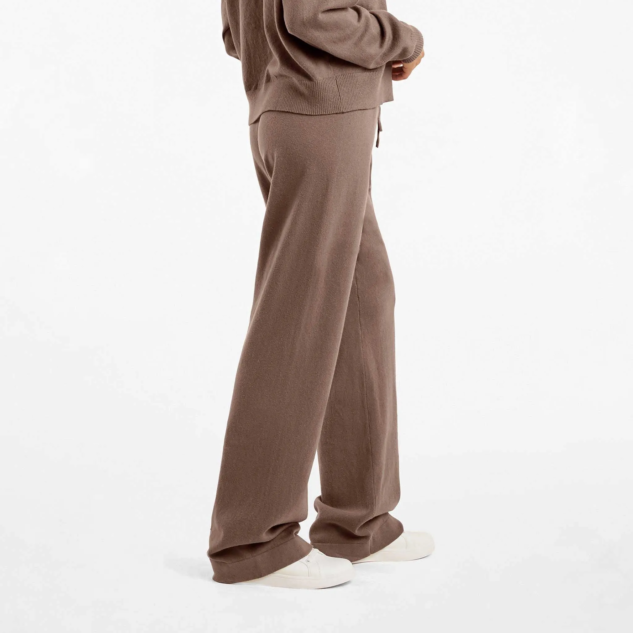 Luxe Knit Wide Leg Pant | Mocha