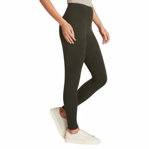 Max & Mia Ladies' French Terry High Waist Leggings