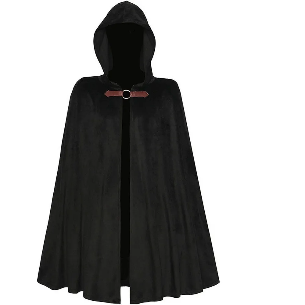 Medieval Adult Cape - Black