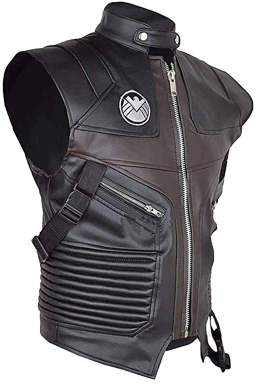 Men's Clint Barton Hawkeye Jeremy Renner The Avengers Stylish Biker Vest