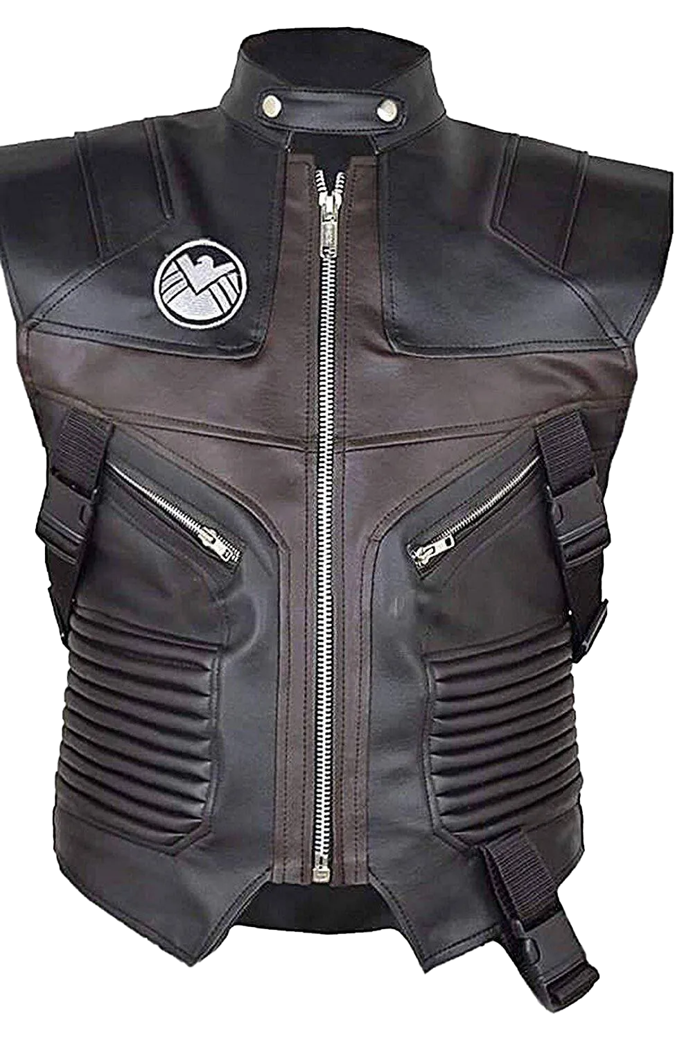 Men's Clint Barton Hawkeye Jeremy Renner The Avengers Stylish Biker Vest