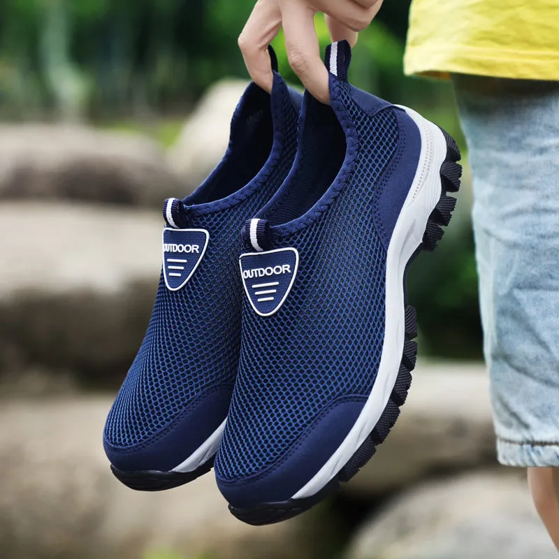 Men's Summer Casual Slip-Ons With Mesh