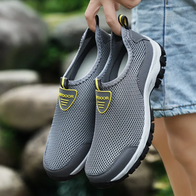 Men's Summer Casual Slip-Ons With Mesh