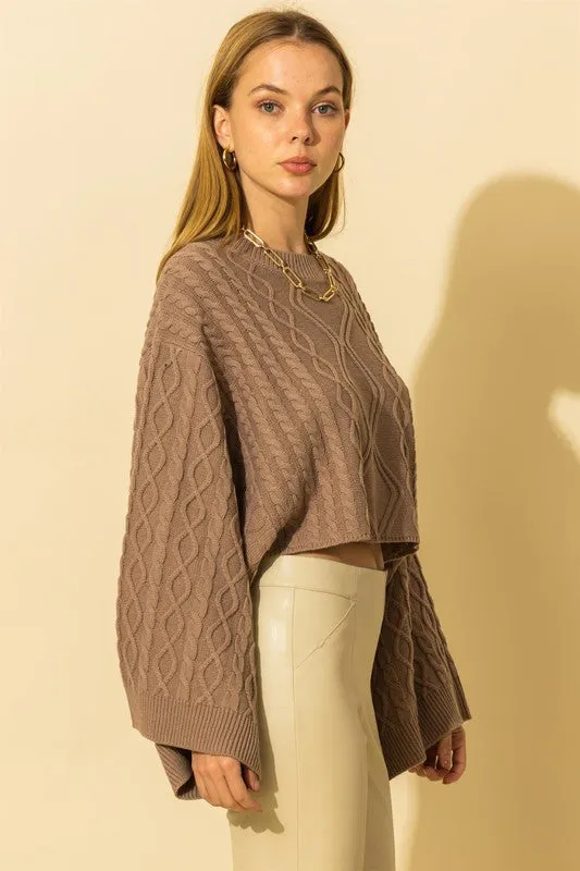 Mocha Kimono Sweater