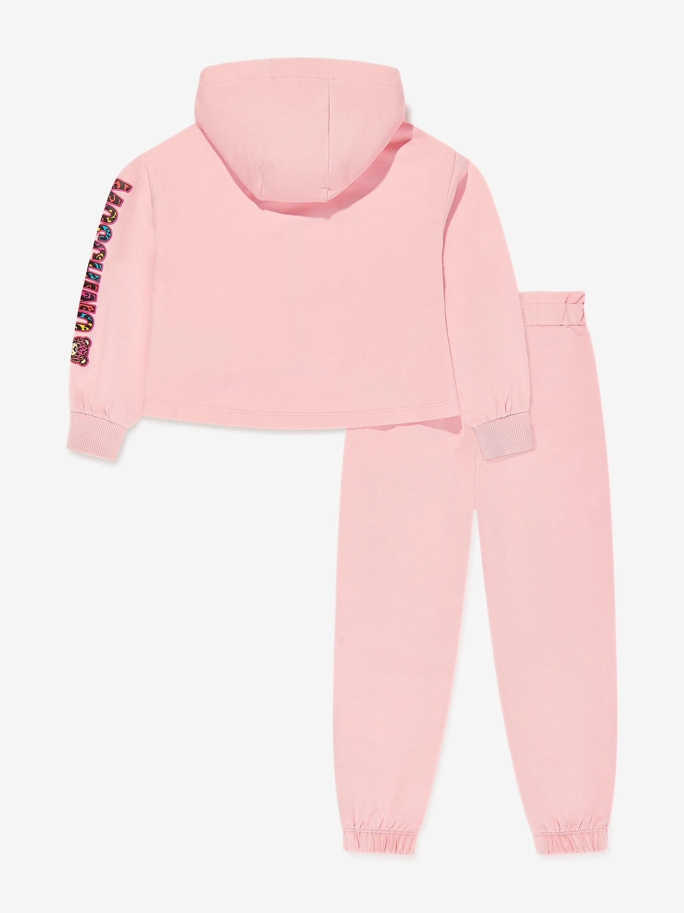 Moschino Girls Logo Tracksuit in Pink