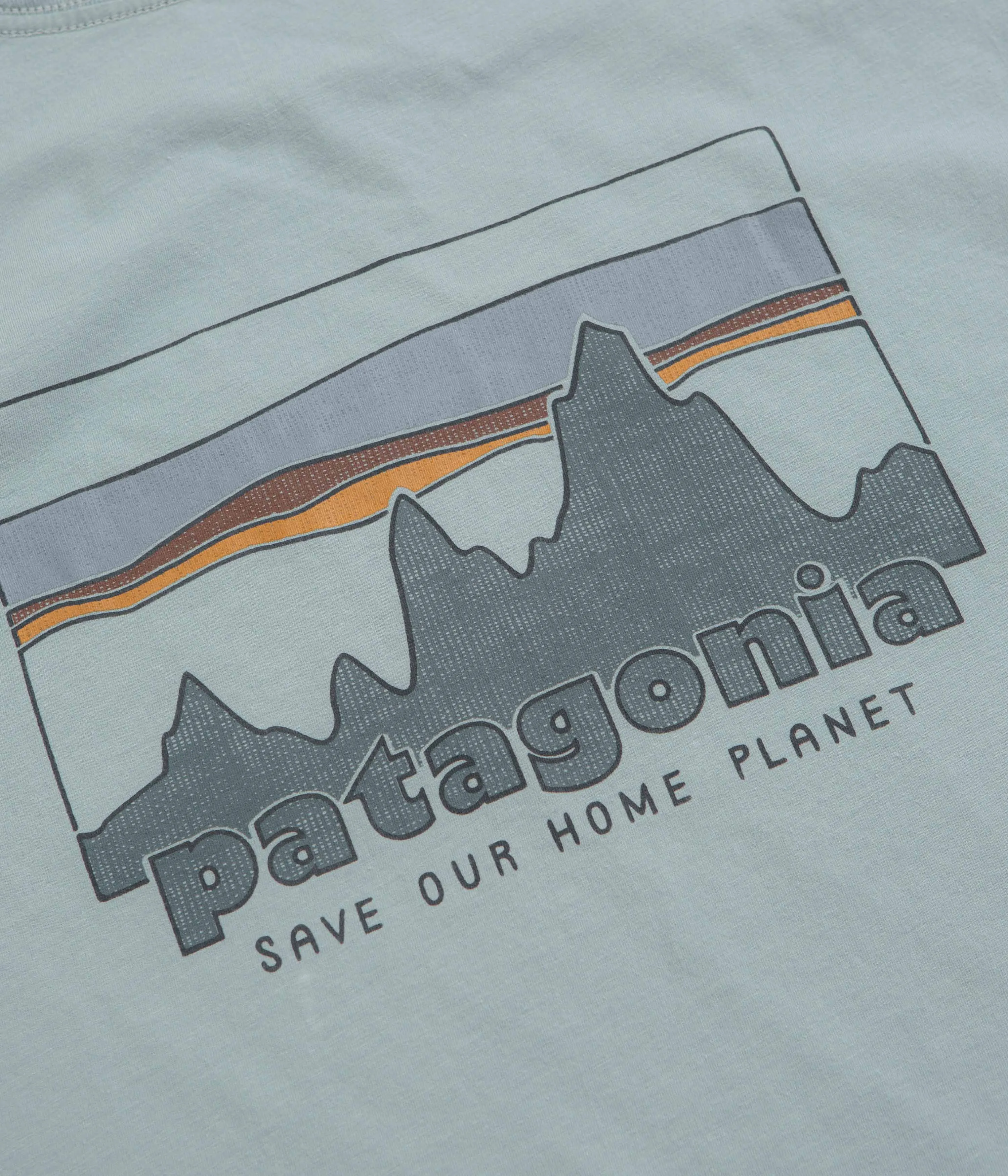 Patagonia 73 Skyline Organic T-Shirt - Thermal Blue