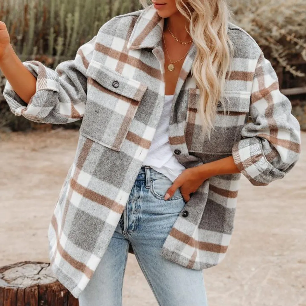 Prime Time Classic Plaid Shacket