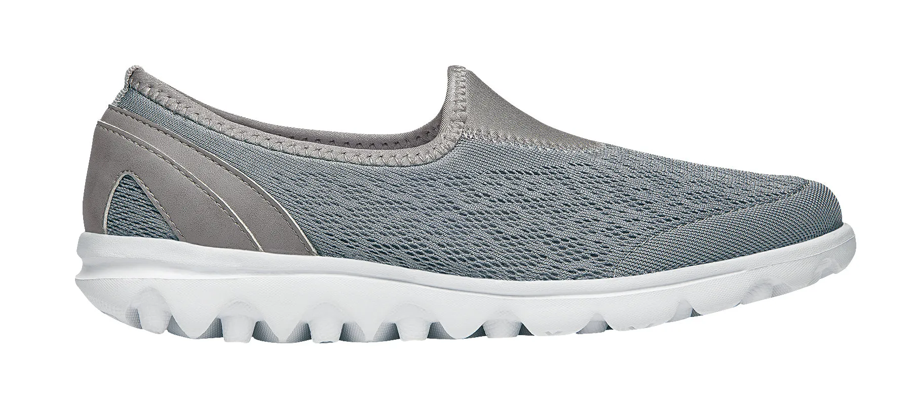 Propet Women's Active Shoe - TravelActiv Slip On W5104 - Silver