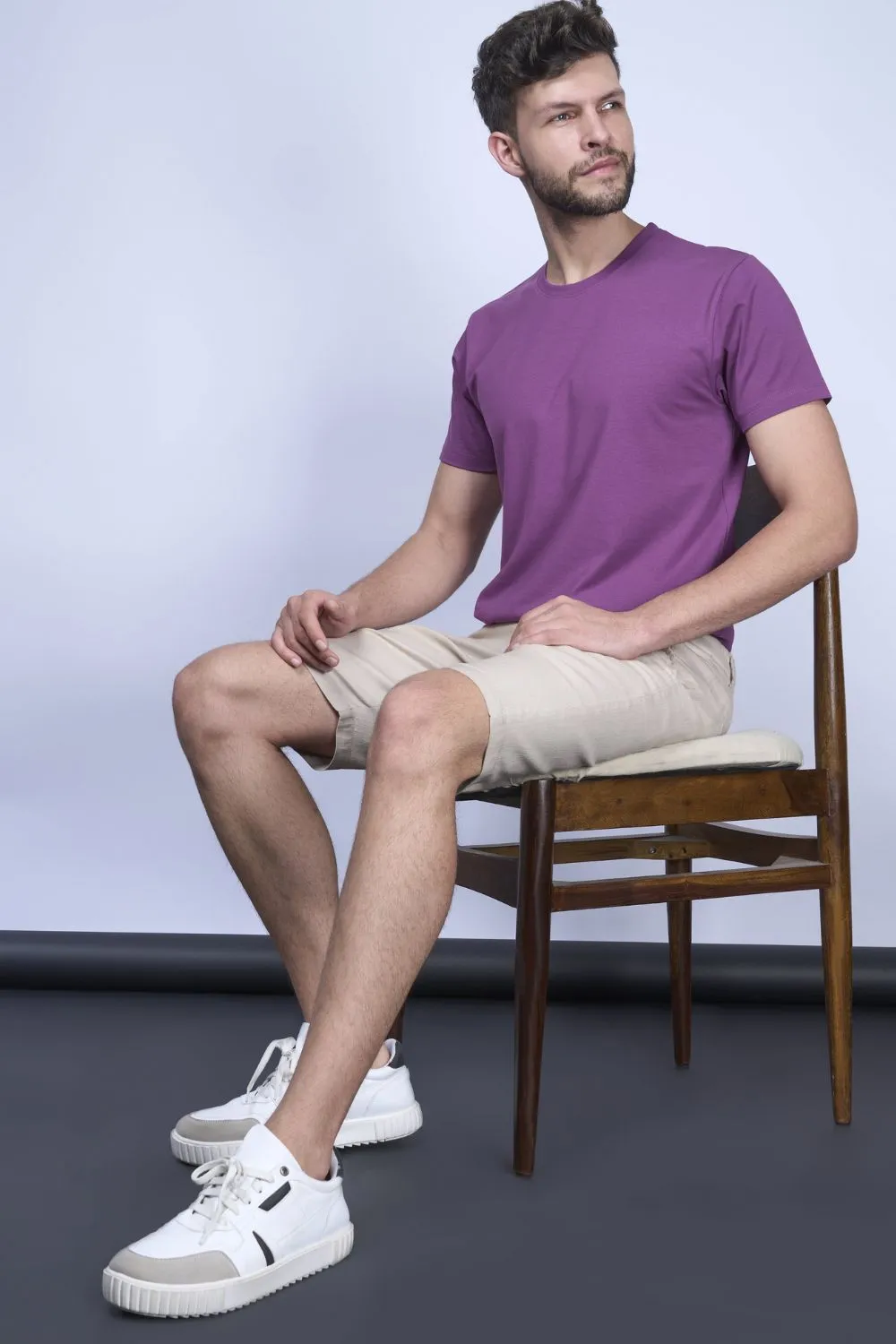 Purple - Stretch t-shirt