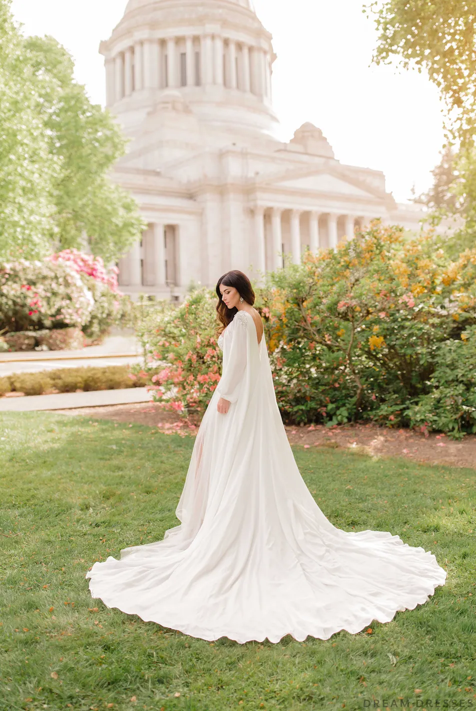 Rhinestone Crystal Bridal Cape (#AILE)