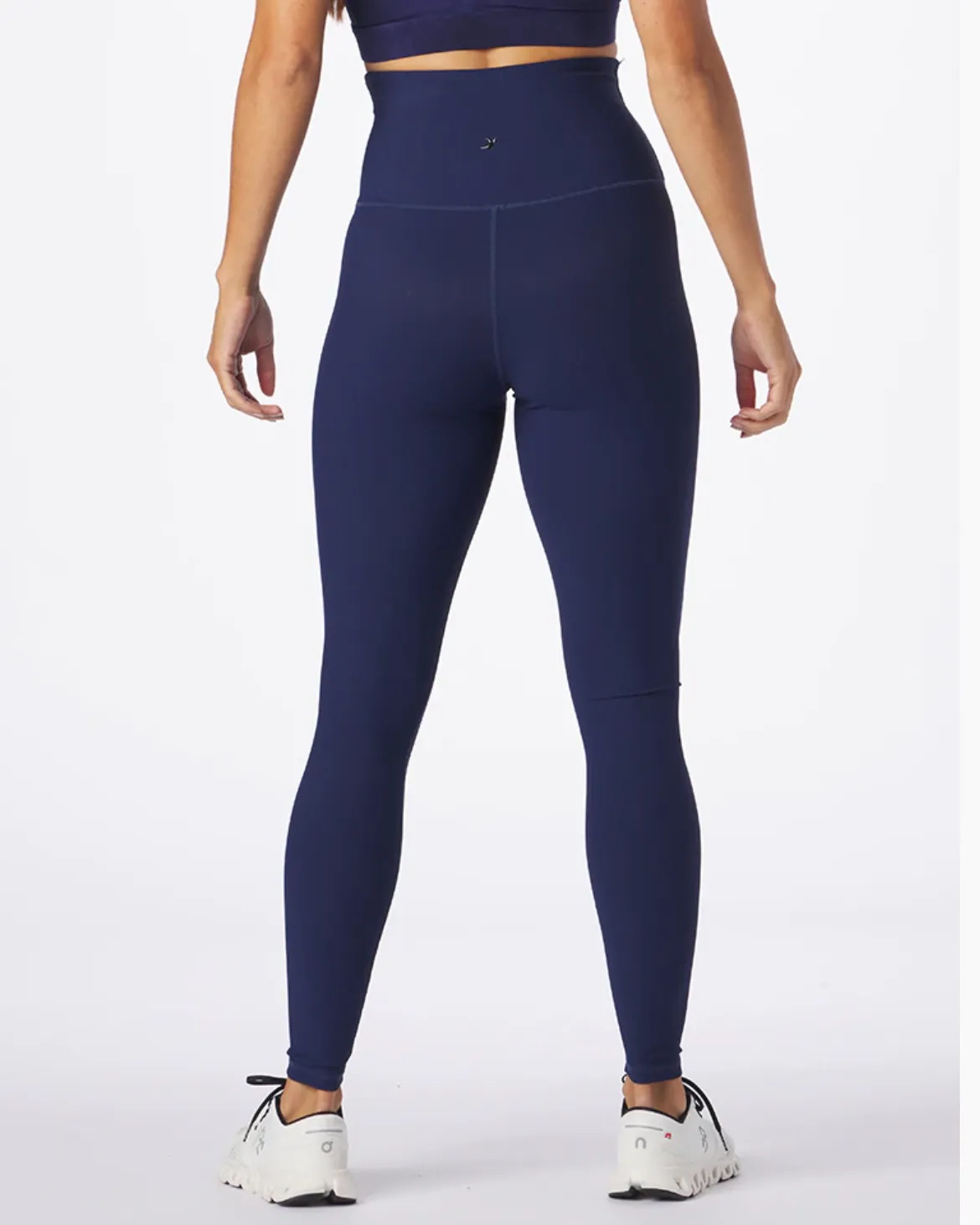 Ribbed High Waist Legging - Indigo