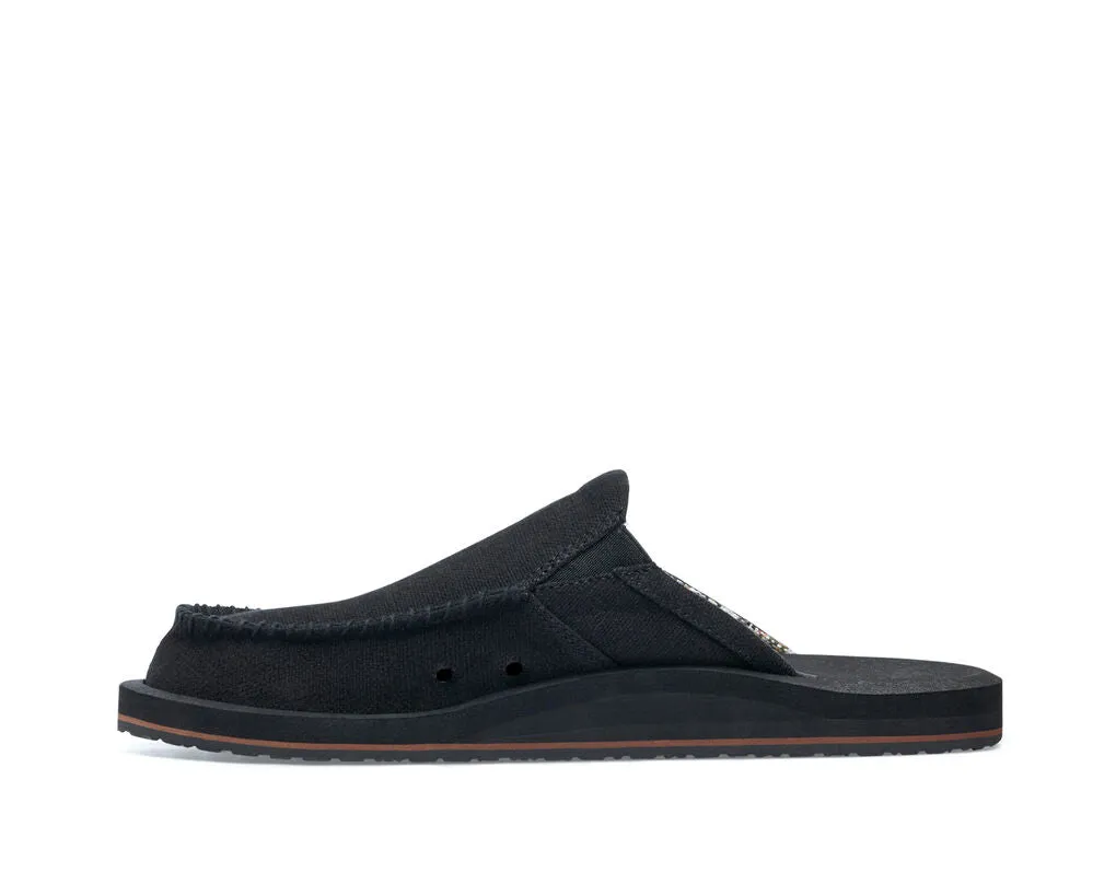 Sanuk Men's You Got My Back Slip On Shoe - Black 1127214