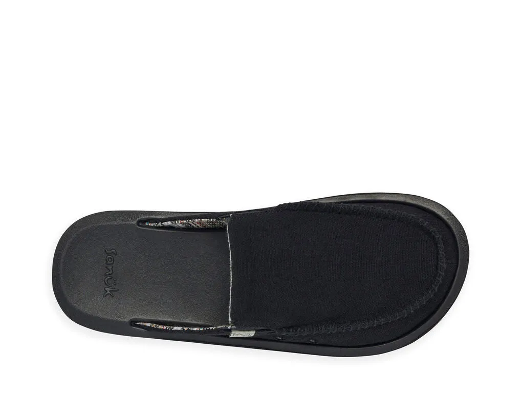 Sanuk Men's You Got My Back Slip On Shoe - Black 1127214