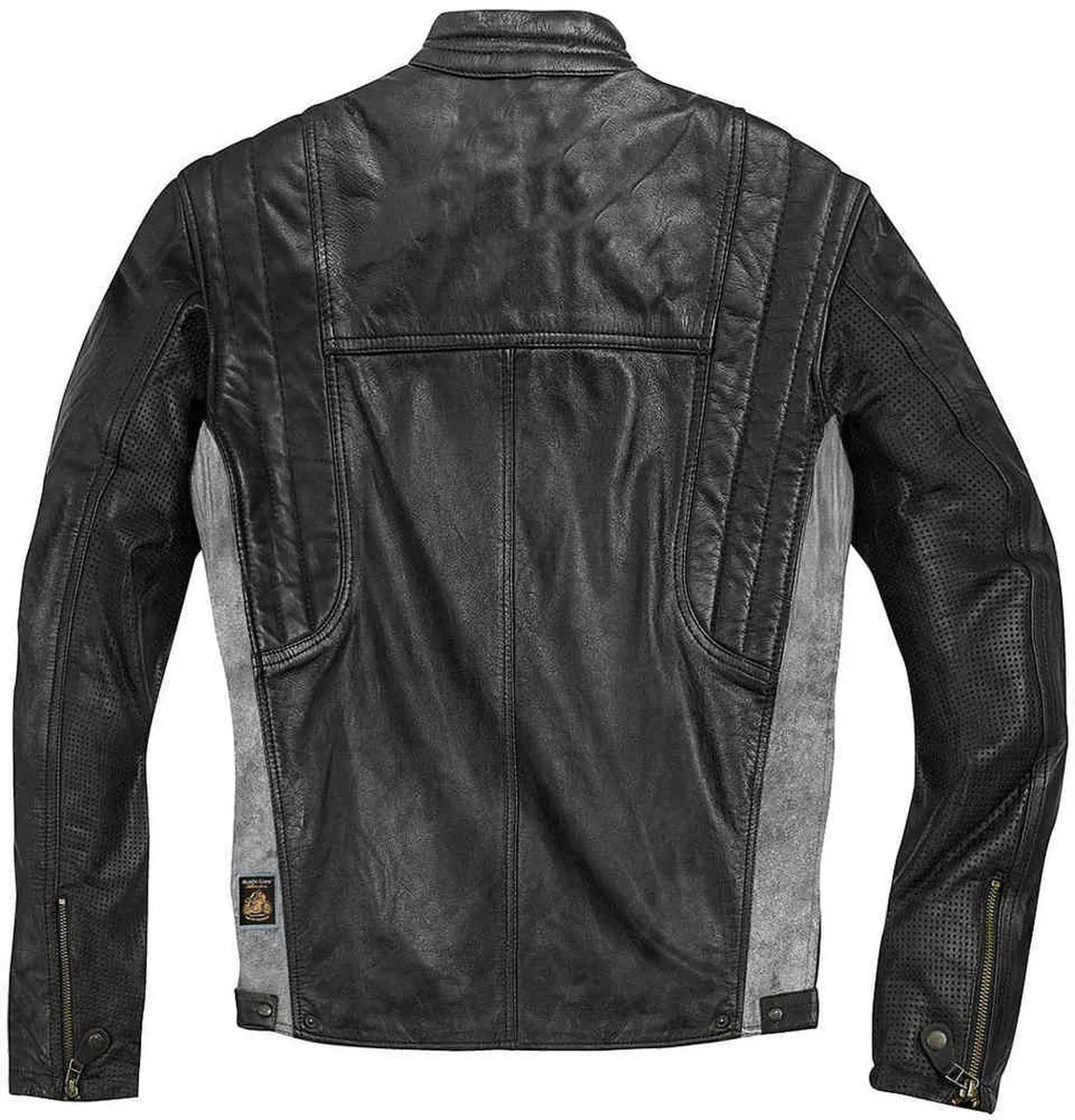 Smart And Stylish Motorcycle Leather Jacket For Men In Black