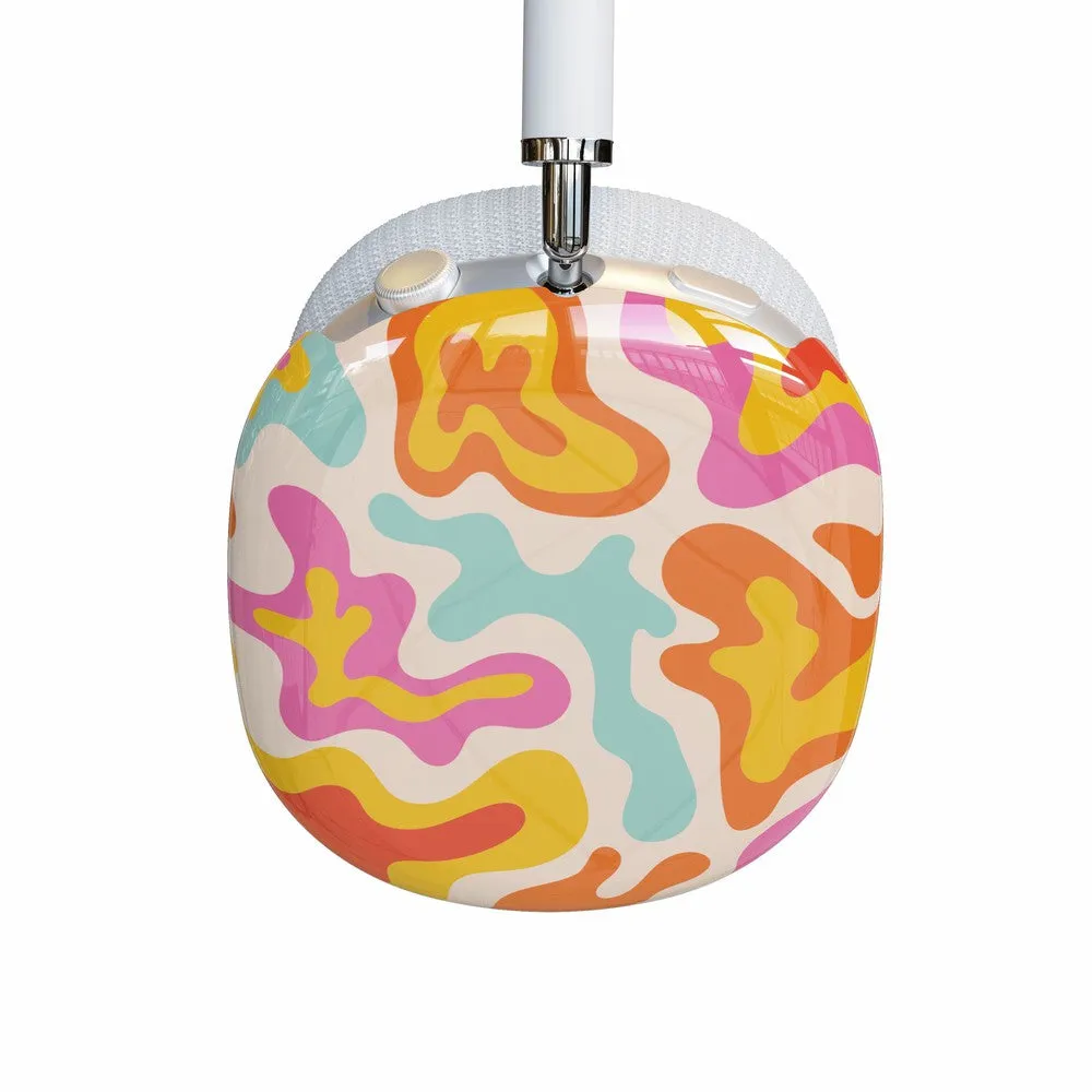 Tropical Color Splash | Abstract Retro AirPods Max Case