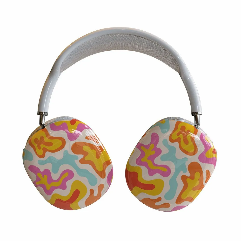 Tropical Color Splash | Abstract Retro AirPods Max Case