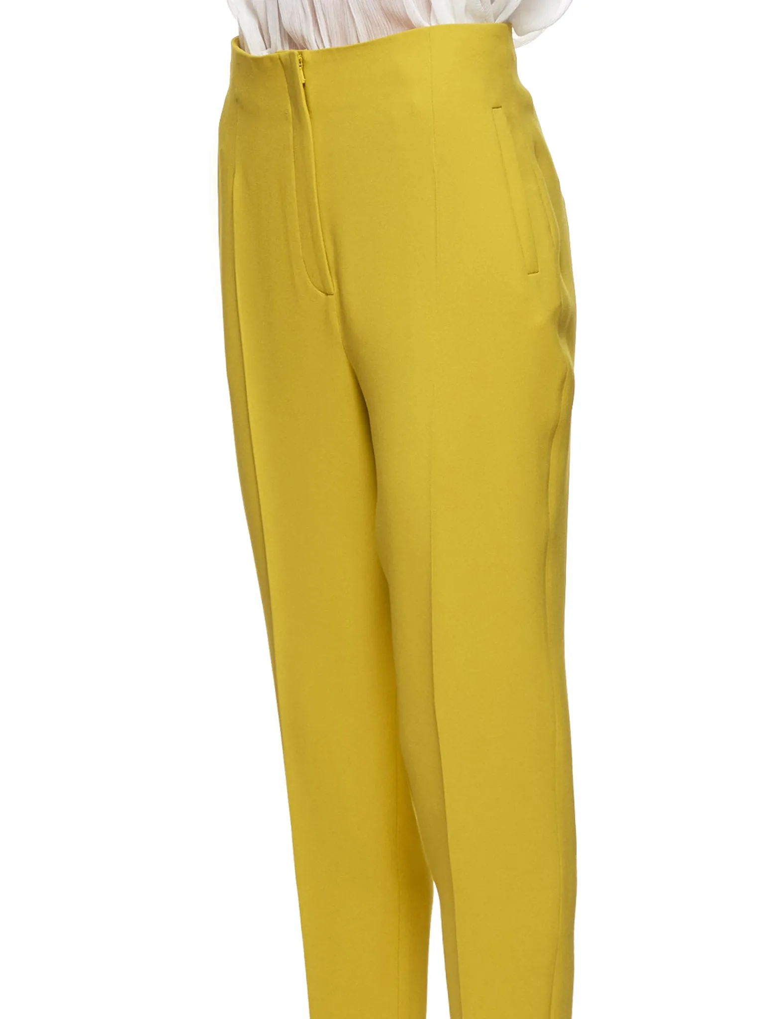 ‘Tuxedo Cigarette Trousers’ (10-CIGARETTE-YELLOW)