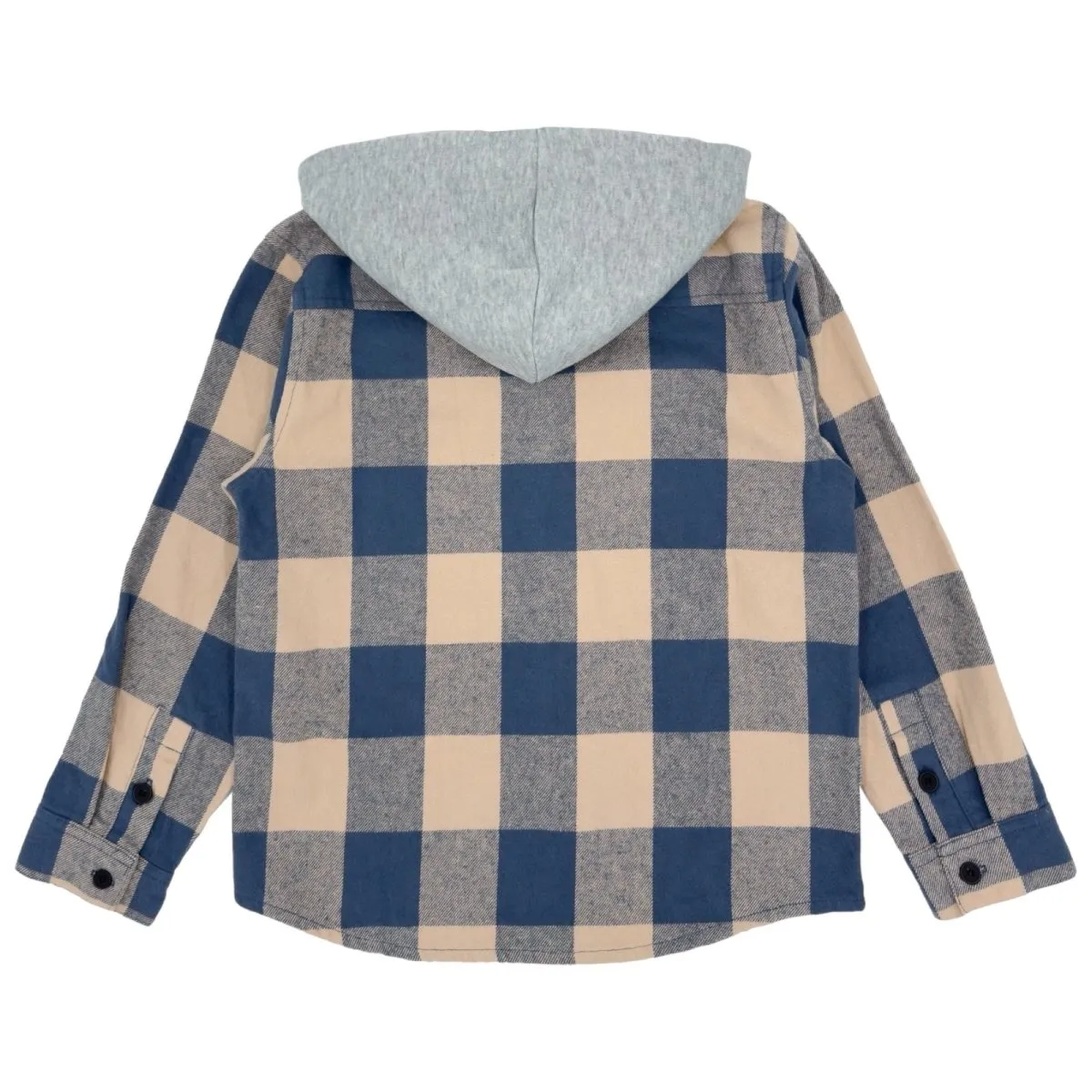 UPLAND PLAID FLANNEL SHACKET W/ HOOD