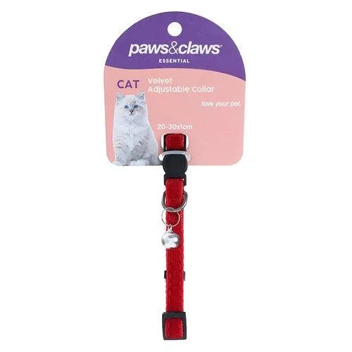 VELVET BREAKAWAY CAT COLLAR WITH BELL