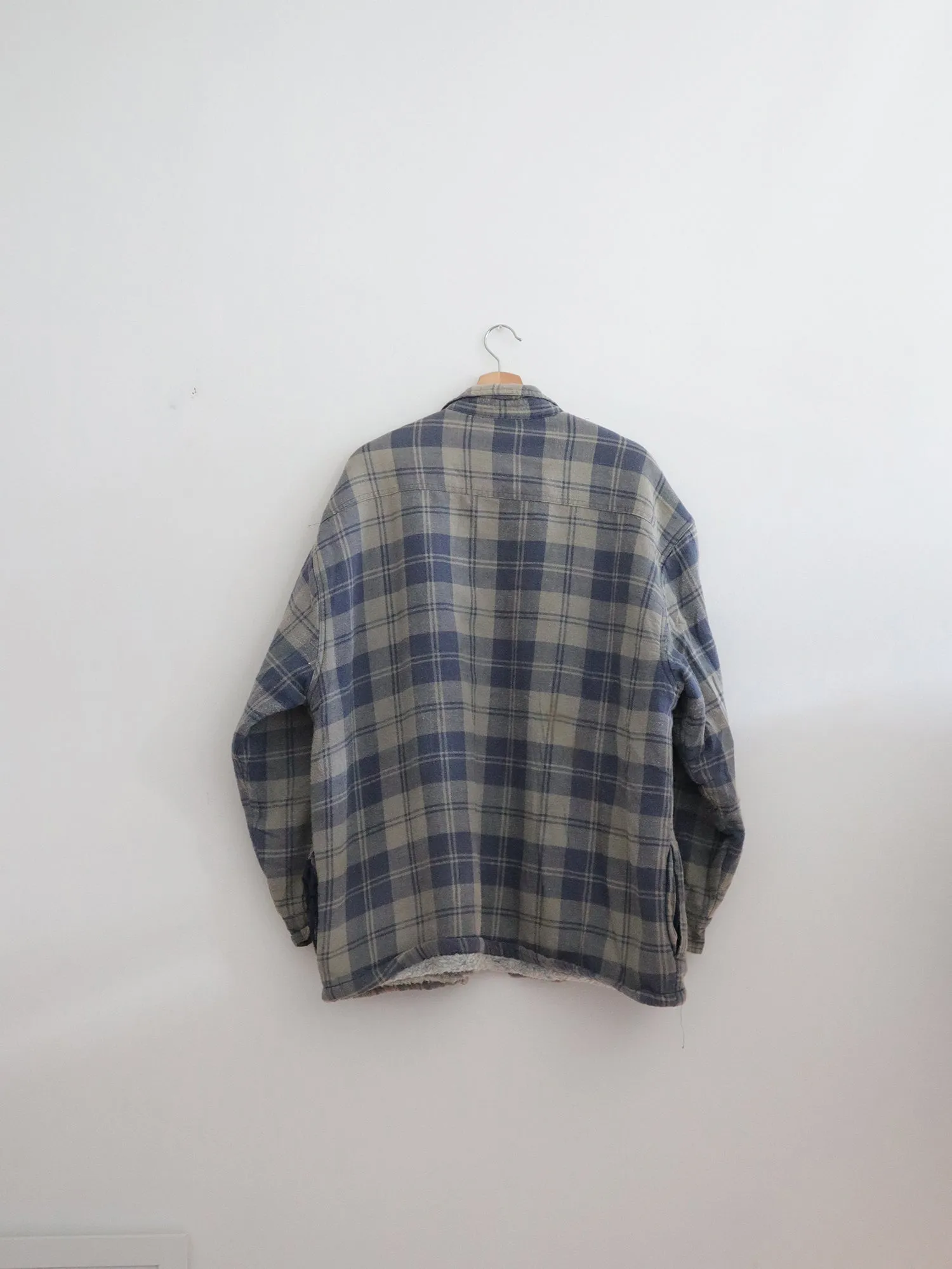 Vintage Shearling Flannel Shacket (XL)