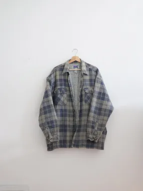 Vintage Shearling Flannel Shacket (XL)