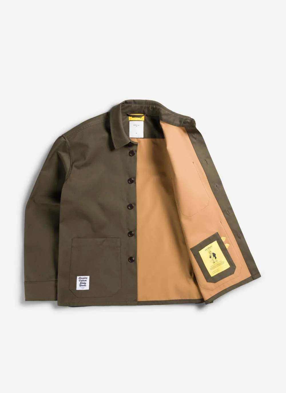 Waterproof Auxiliary Overshirt | Forest with Cinnamon