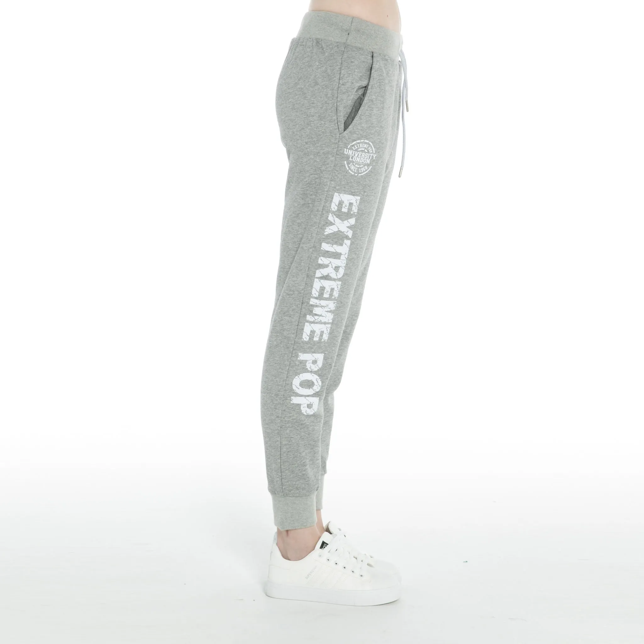 Womens Casual Sports Joggers size S M L XL Grey or Blue