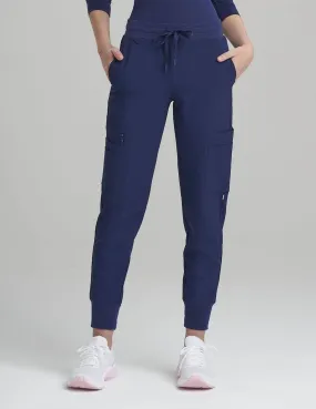 Womens Jogger Scrub Pants - Navy