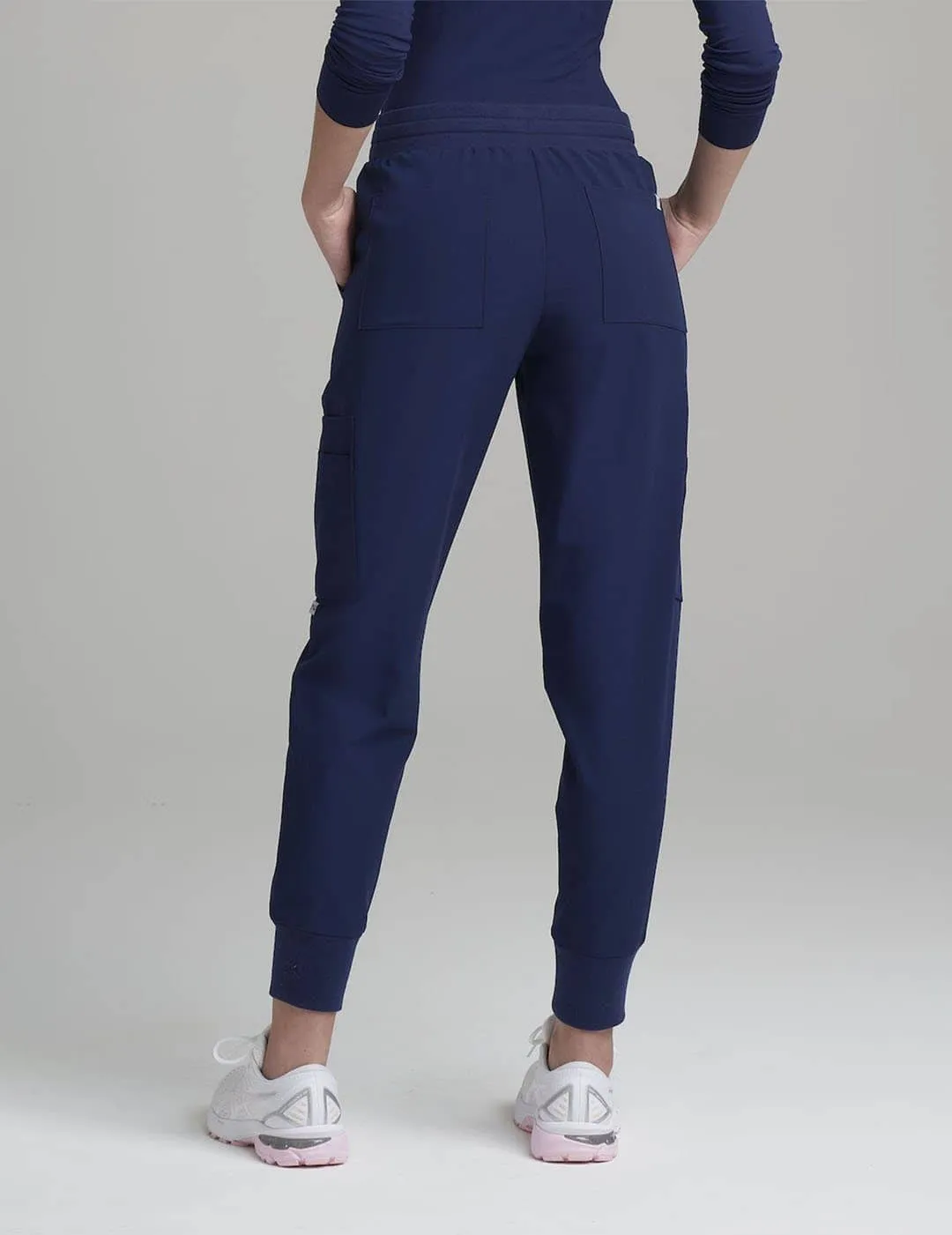 Womens Jogger Scrub Pants - Navy